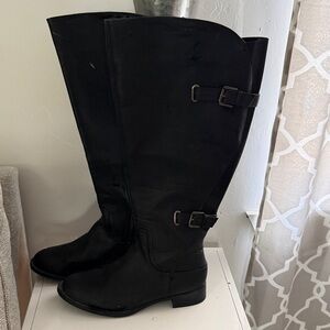 Black Women's wide calf Boots